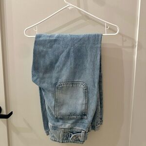 Free People We the Free Super Sweeper Wide Leg Jeans